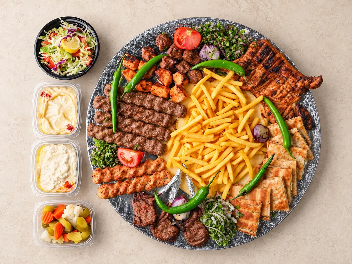 جاط مشويات عائلة من مشويات البسيتين